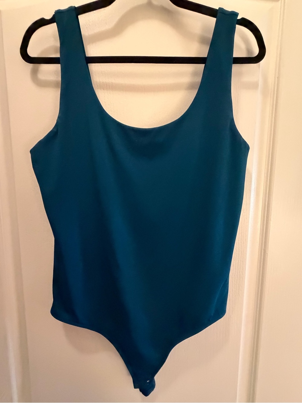 Express Deep Teal Scoop One-Piece Swimsuit